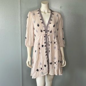 Free people mini dress, size Medium